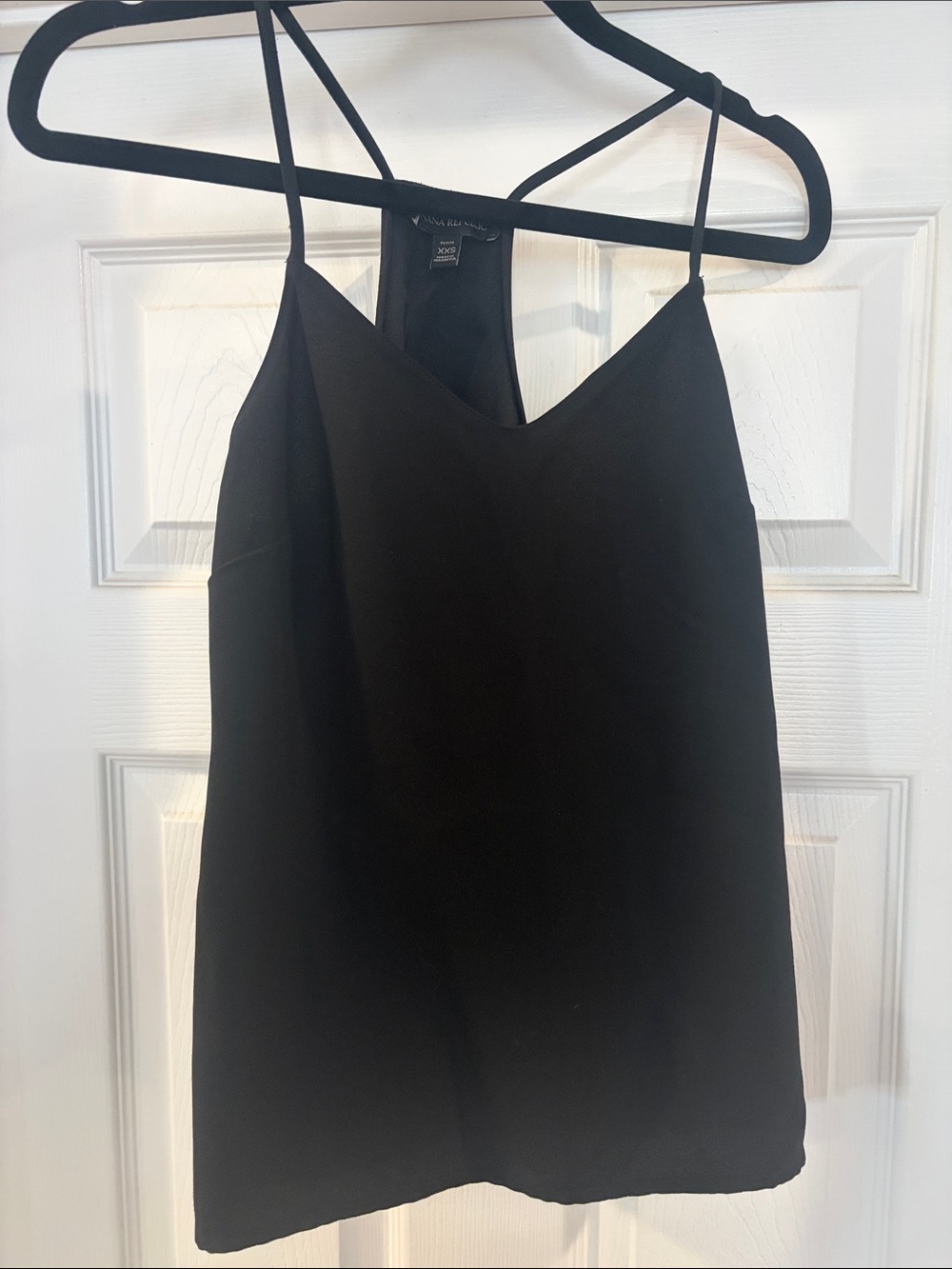 Banana Republic Black V-Neck Spaghetti Strap Camisole